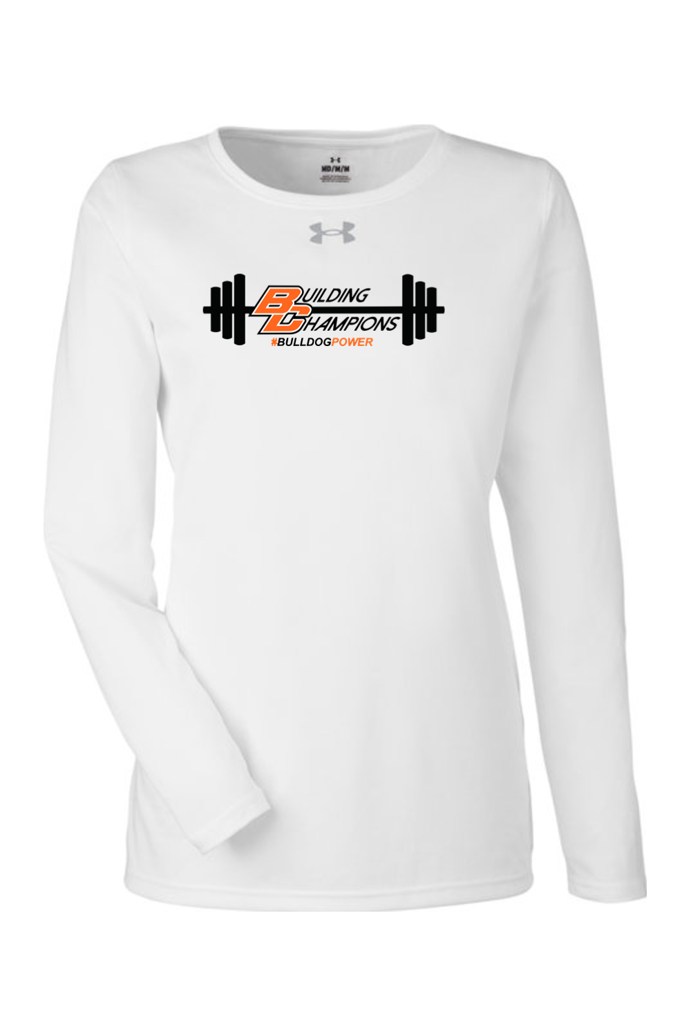 Bulldog Power DTF Under Armour Ladies' Team Tech Long-Sleeve T-Shirt