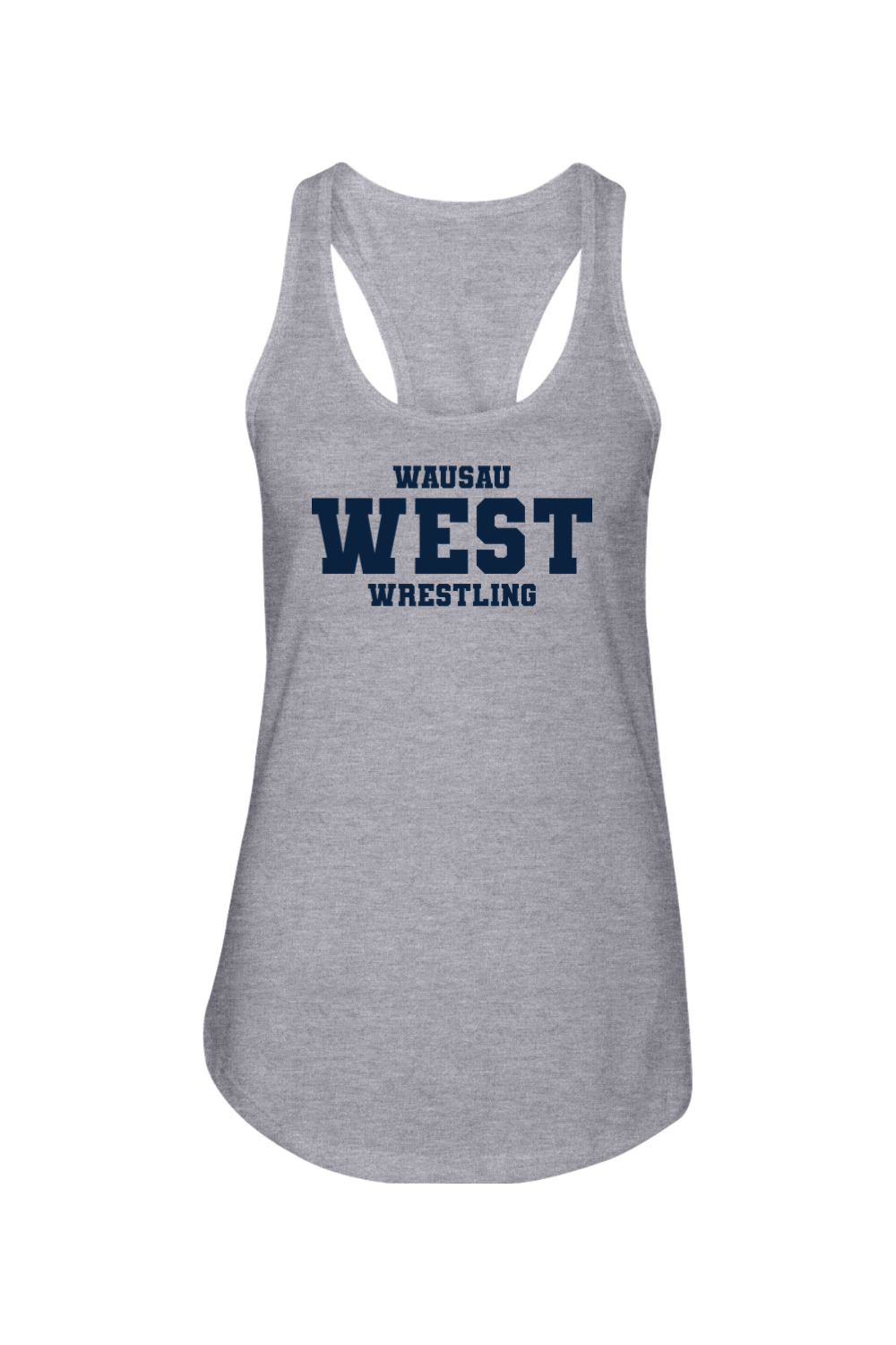 Wausau West Wrestling DTF Ladies Racerback Tank