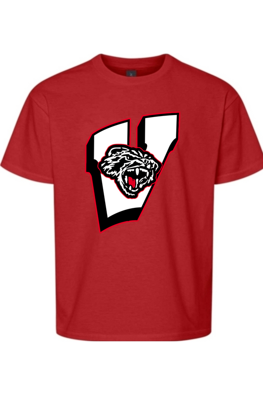 Vestaburg Football DTF Youth Softstyle T-Shirt