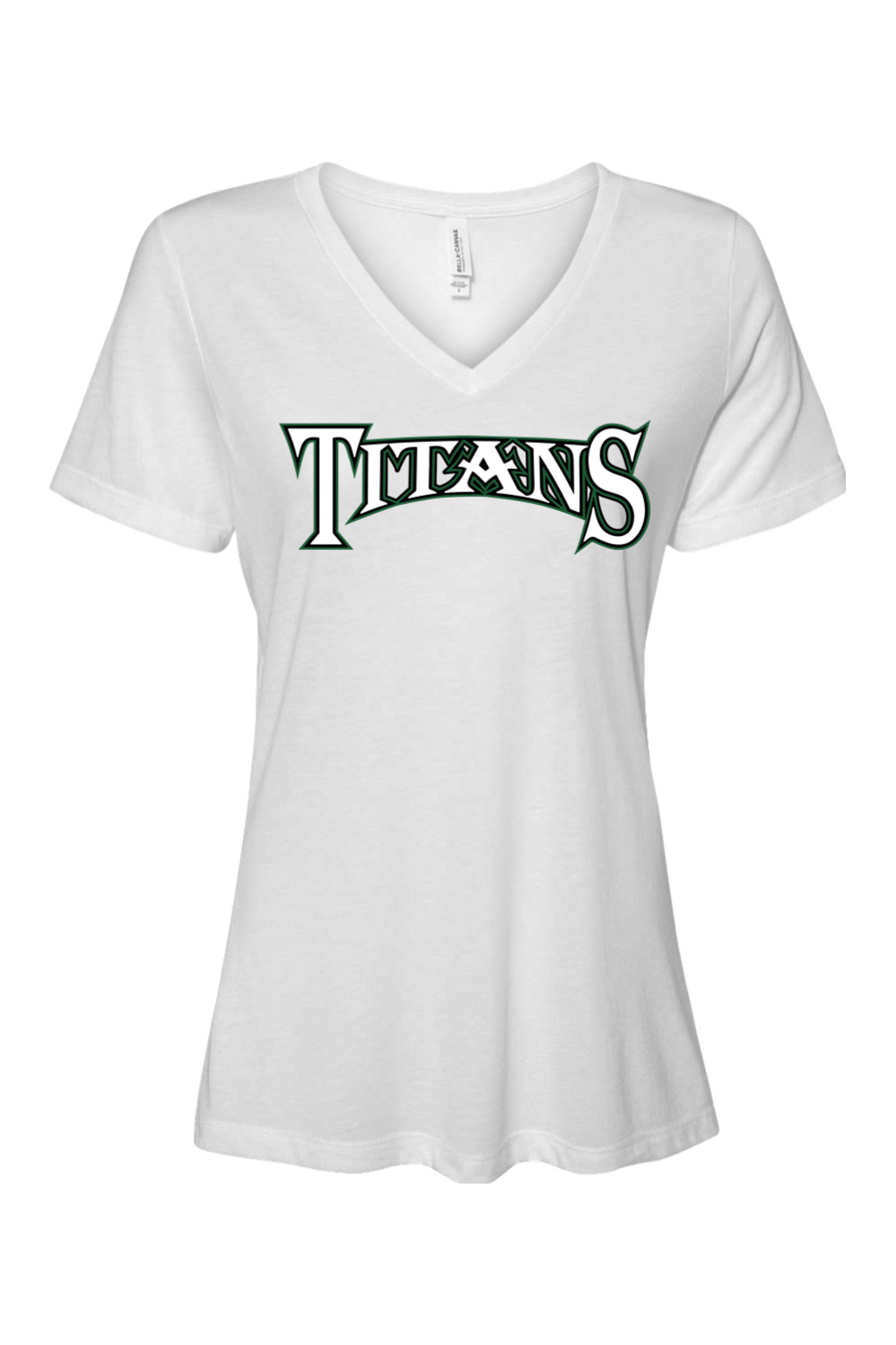 Bella + Canvas Women’s Relaxed Jersey Short Sleeve V-Neck T-Shirt