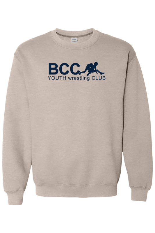BCC Youth Wrestling Heavy Blend Crewneck Sweatshirt