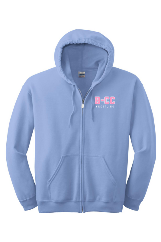 B-CC Wrestling DTF Heavy Blend Full-Zip Hooded Sweatshirt