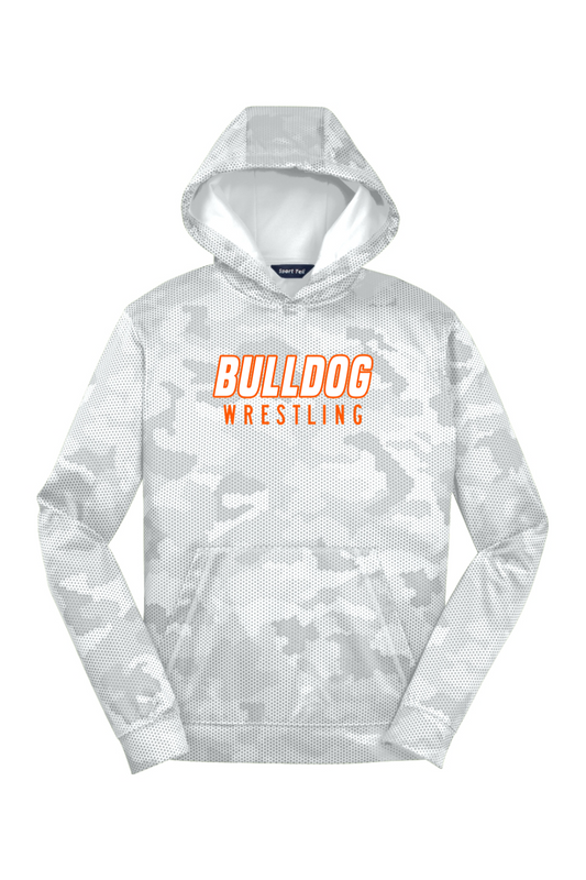 BC Boys Youth Wrestling DTF Youth CamoHex Fleece Hooded Pullover