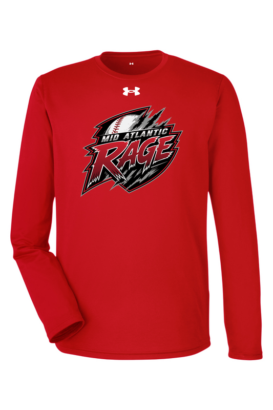 Rage Baseball DTF Under Armour Men's Team Tech Long-Sleeve T-Shirt