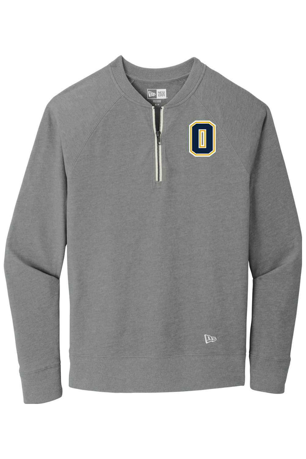 Oxford Wildcats Baseball Sueded Cotton Blend 1/4-Zip Pullover