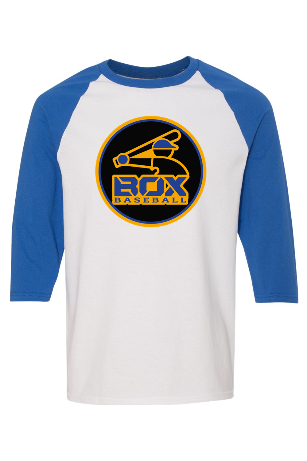 Jet Box Baseball DTF Three-Quarter Sleeve T-Shirt