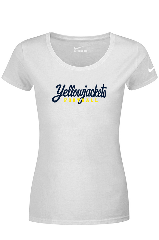 Memphis Football DTF Nike Ladies Dri-FIT Cotton/Poly Scoop Neck Tee