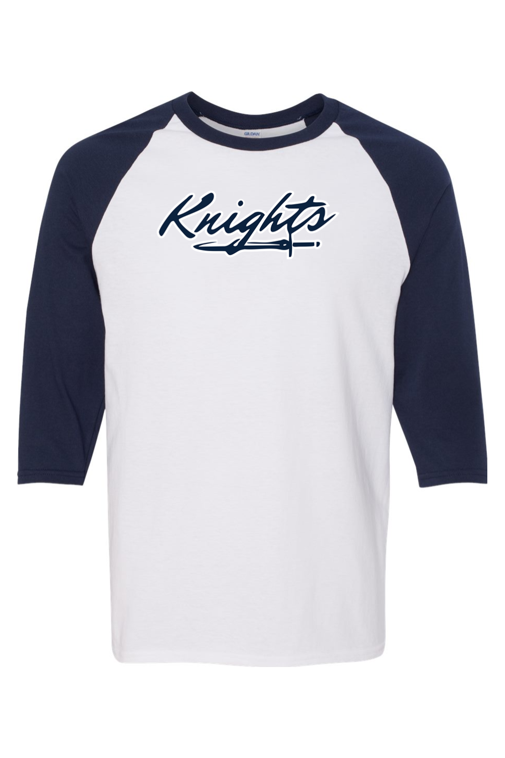 Gildan Heavy Cotton Raglan Three-Quarter Sleeve T-Shirt