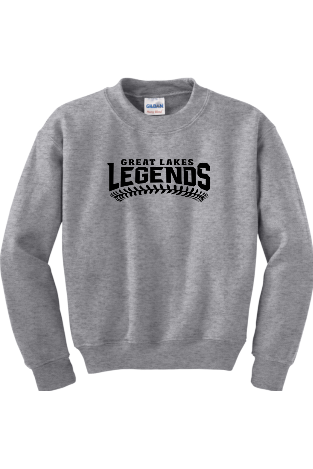 Great Lakes Legends Youth Heavy Blend Crewneck Sweatshirt