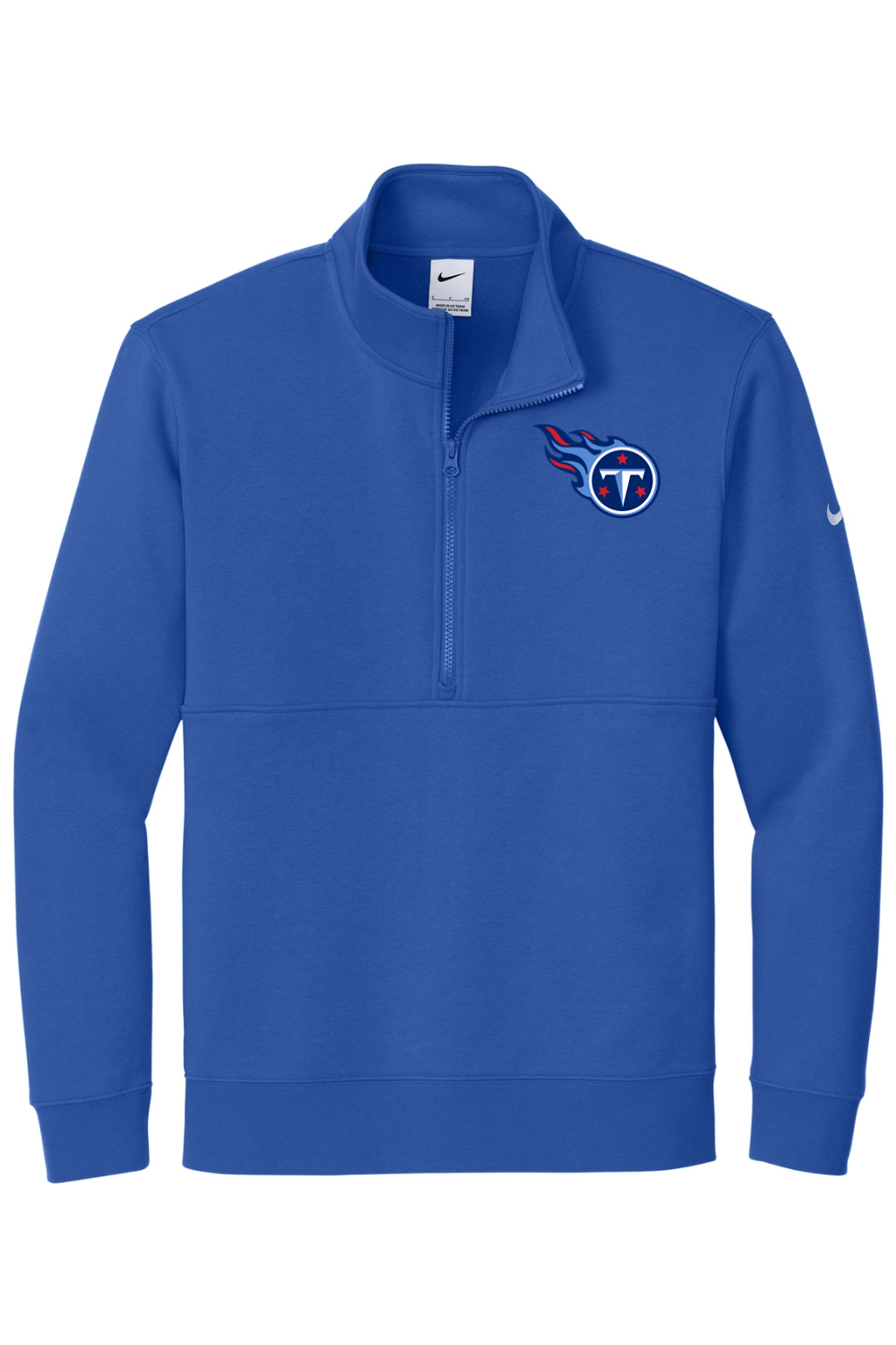 Weddington Titans Football DTF Nike Club Fleece Sleeve Swoosh 1/2-Zip
