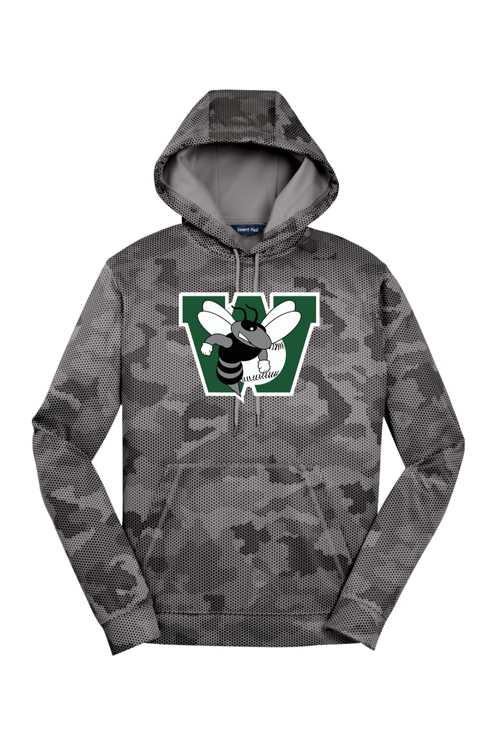 Williamston Stings CamoHex Fleece Hooded Pullover