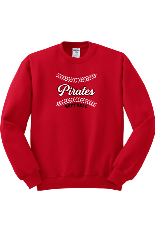 Cardington Pirates Softball DTF NuBlend Crewneck Sweatshirt