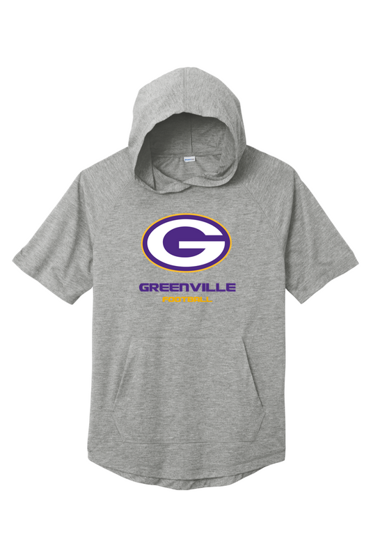 Greenville Football Short Sleeve Hoodie