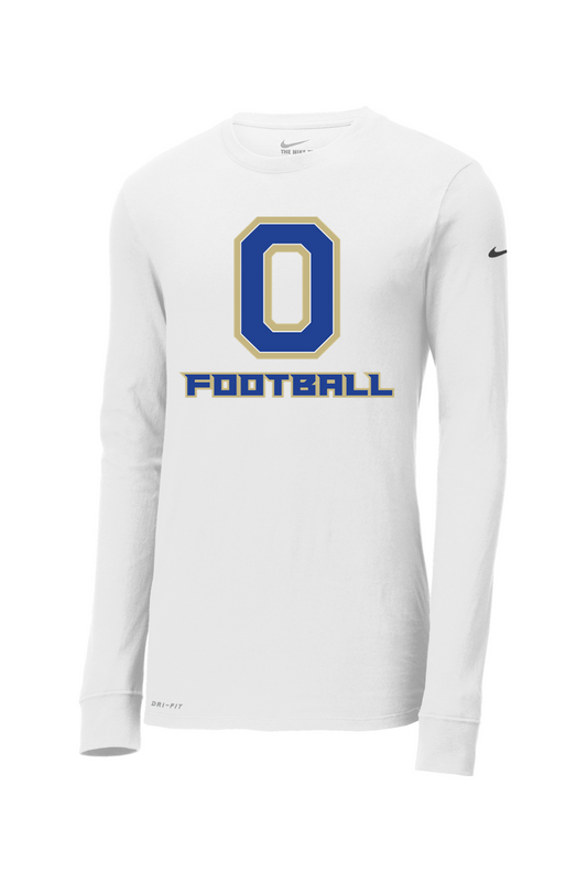 Onekama Portagers Football Nike Dri-FIT Cotton/Poly Long Sleeve Tee