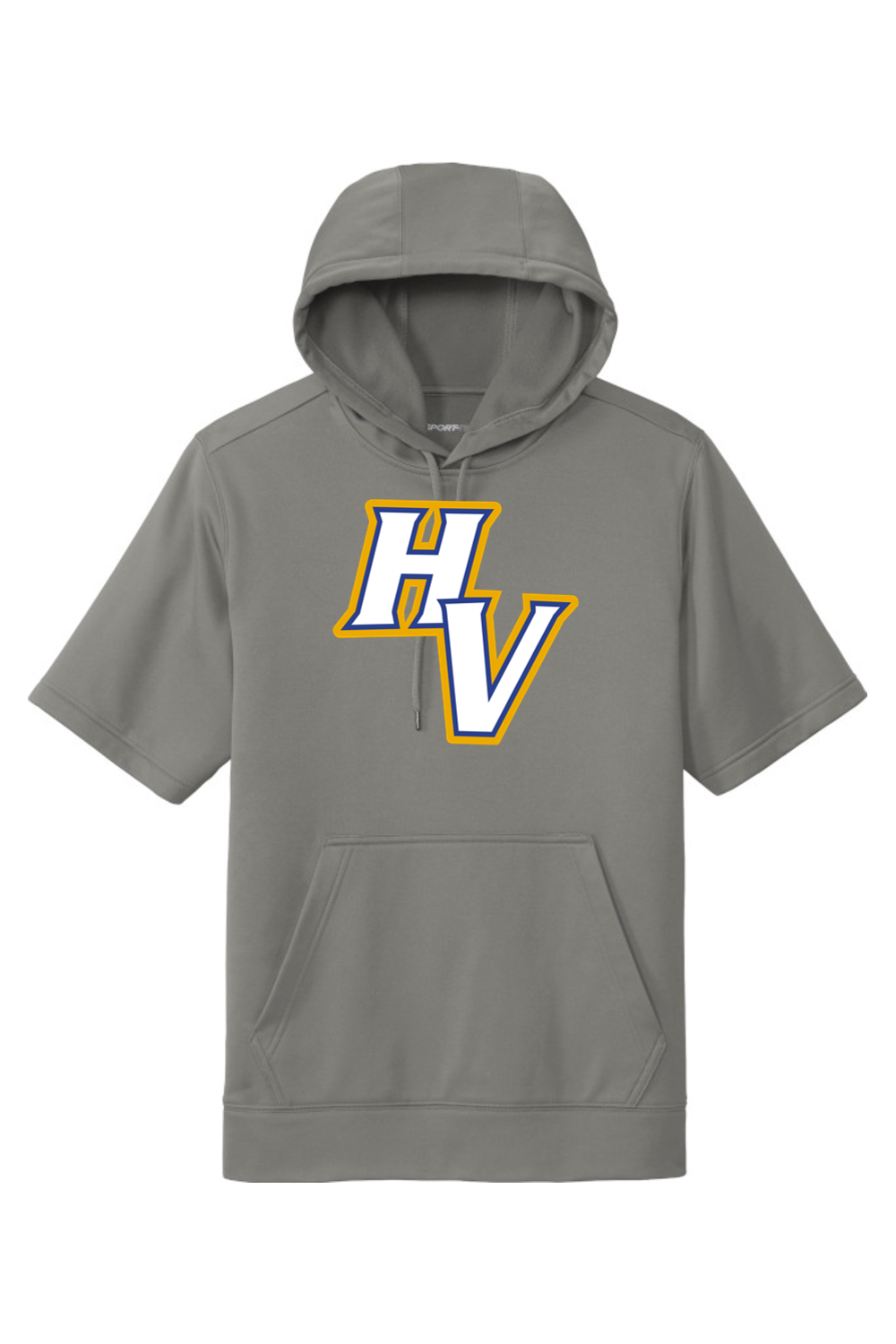 Hopkins High School Football DTF Fleece Short Sleeve Hooded Pullover
