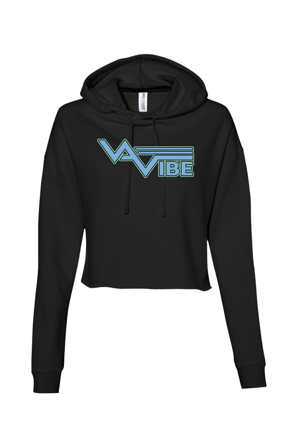 VA Vibe Softball DTF Women’s Lightweight Cropped Hooded Sweatshirt