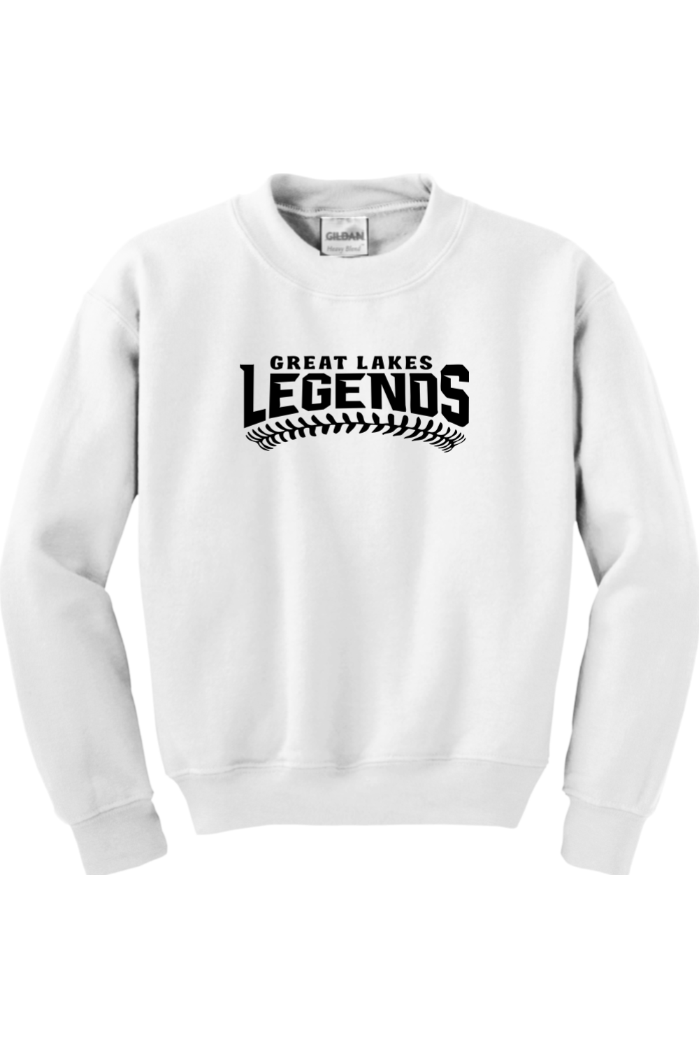 Great Lakes Legends Youth Heavy Blend Crewneck Sweatshirt