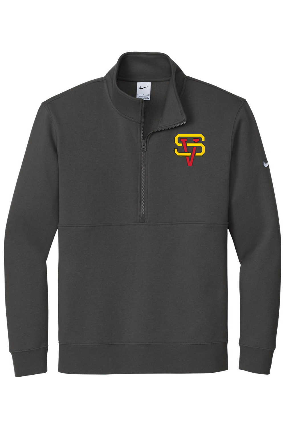 Scottsdale Vipers Baseball Nike Club Fleece Sleeve Swoosh 1/2-Zip