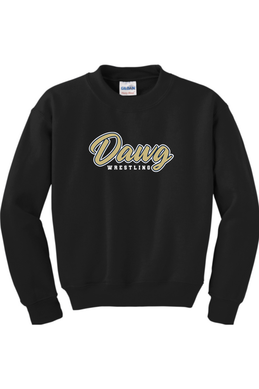 Otsego Middle School Wrestling DTF Youth Heavy Blend Crewneck Sweatshirt