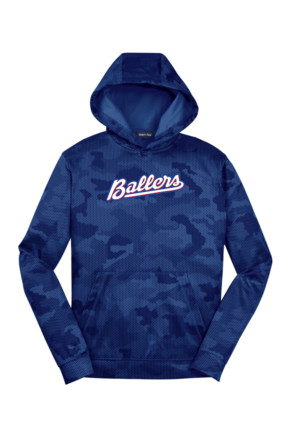 Cannon Ballers Baseball Youth Camo Fleece Hooded Pullover