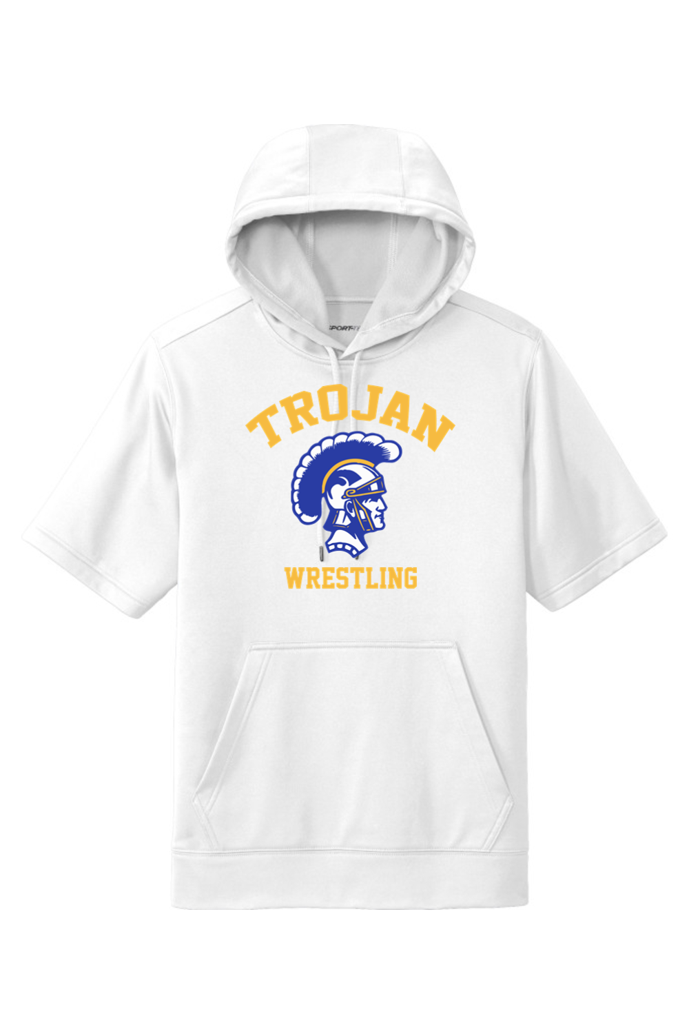 Adrian Madison Wrestling DTF Sport-Wick Fleece Short Sleeve Hooded Pullover