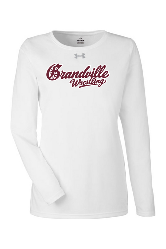 Grandville Wrestling DTF Under Armour Ladies' Team Tech Long-Sleeve T-Shirt