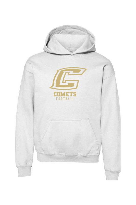 Comets Football DTF Youth Heavy Blend Hooded Sweatshirt