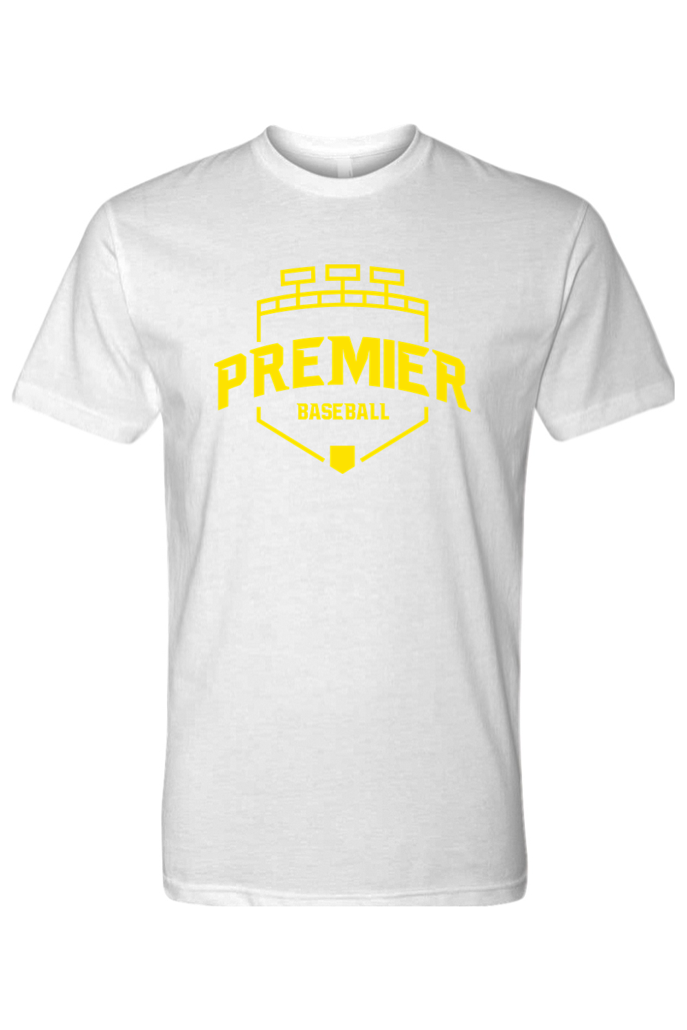 Premier Baseball OR CVC Crew Tee - Yellow Logo