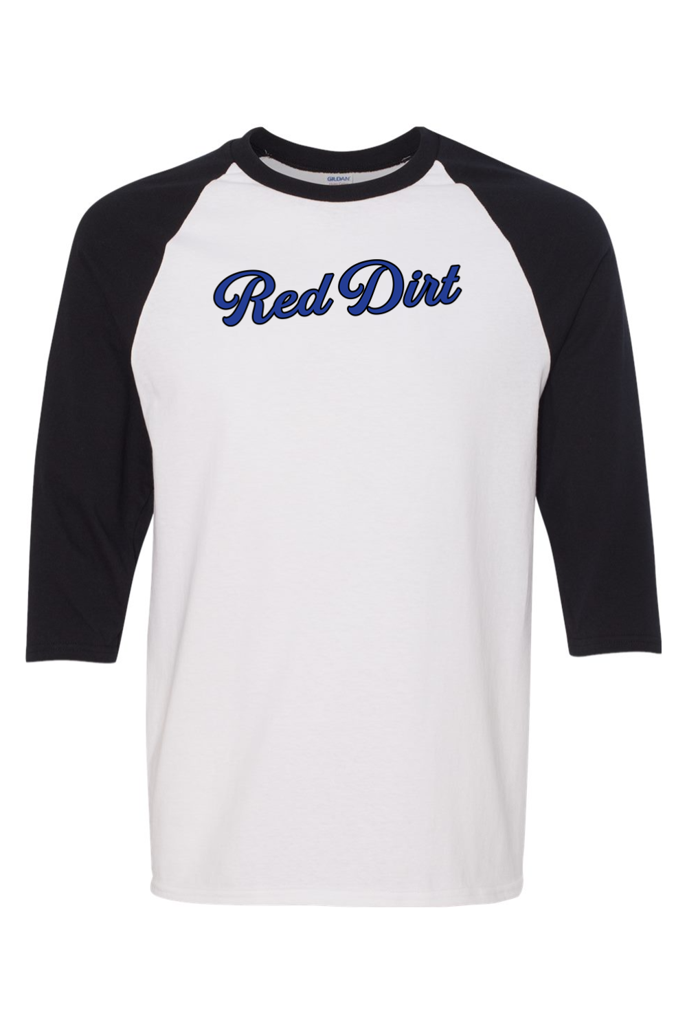 Red Dirt Heavy Cotton Raglan Three-Quarter Sleeve T-Shirt