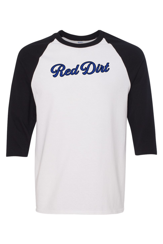 Red Dirt Heavy Cotton Raglan Three-Quarter Sleeve T-Shirt