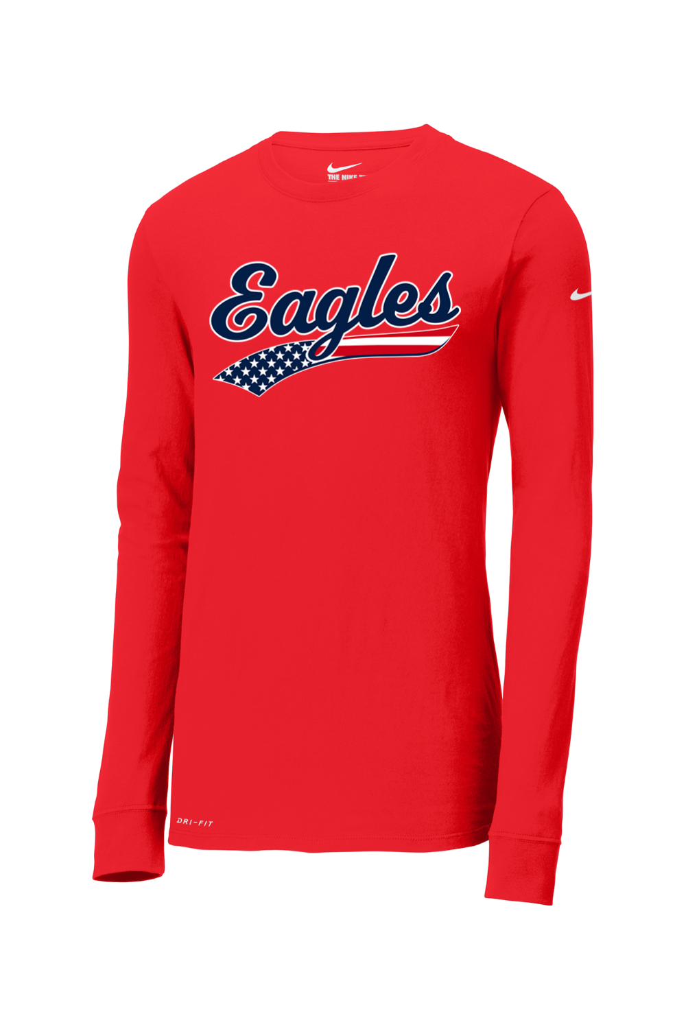 Watervliet Eagles Baseball DTF Nike Dri-FIT Cotton/Poly Long Sleeve Tee