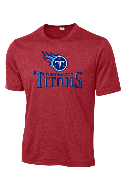 Weddington Titans Football DTF Heather Contender Tee