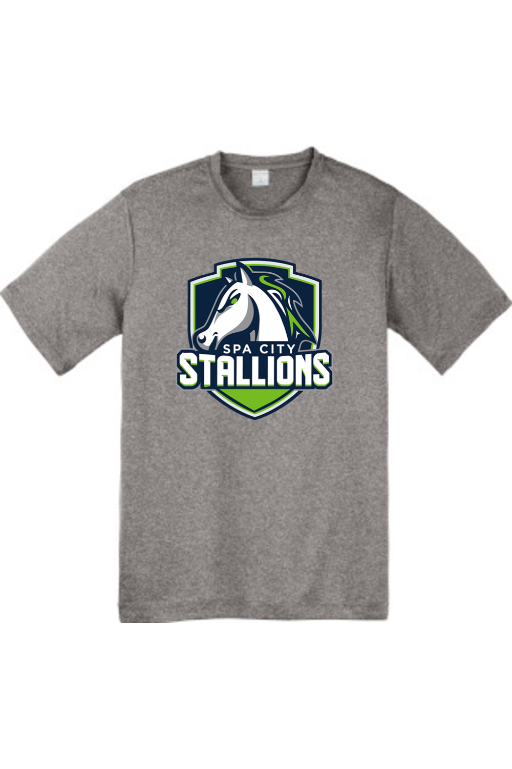 Spa City Stallions DTF Youth Heather Contender  Tee