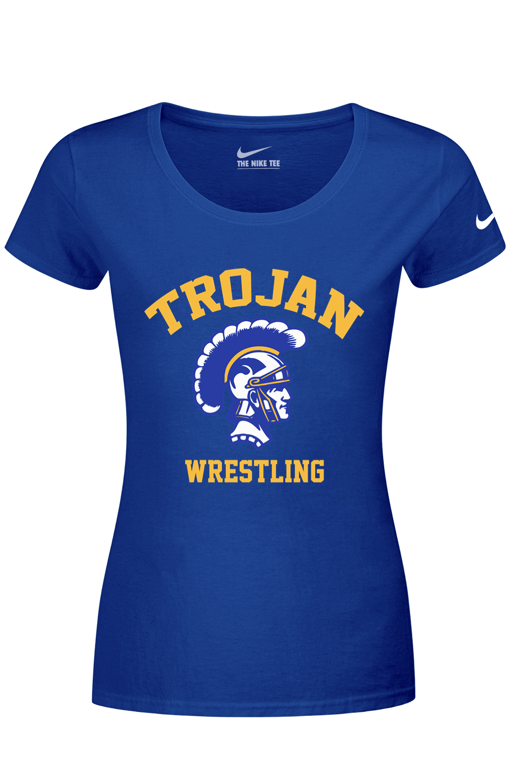 Adrian Madison Wrestling DTF Nike Ladies Dri-FIT Cotton/Poly Scoop Neck Tee
