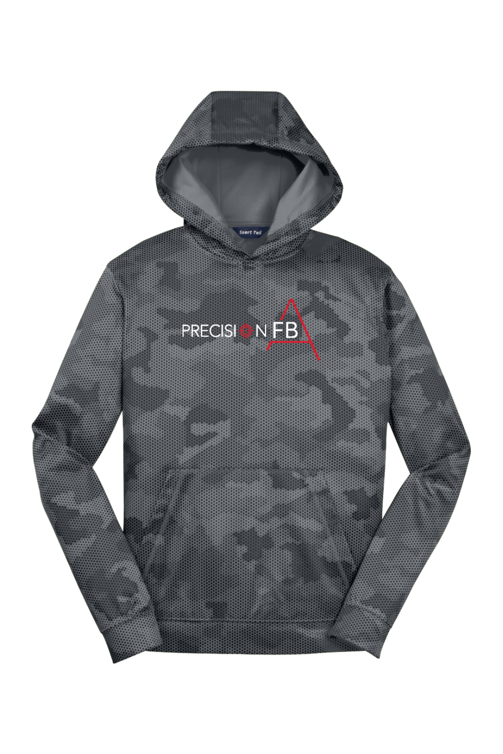 Precision FB Academy DTF Youth CamoHex Fleece Hooded Pullover