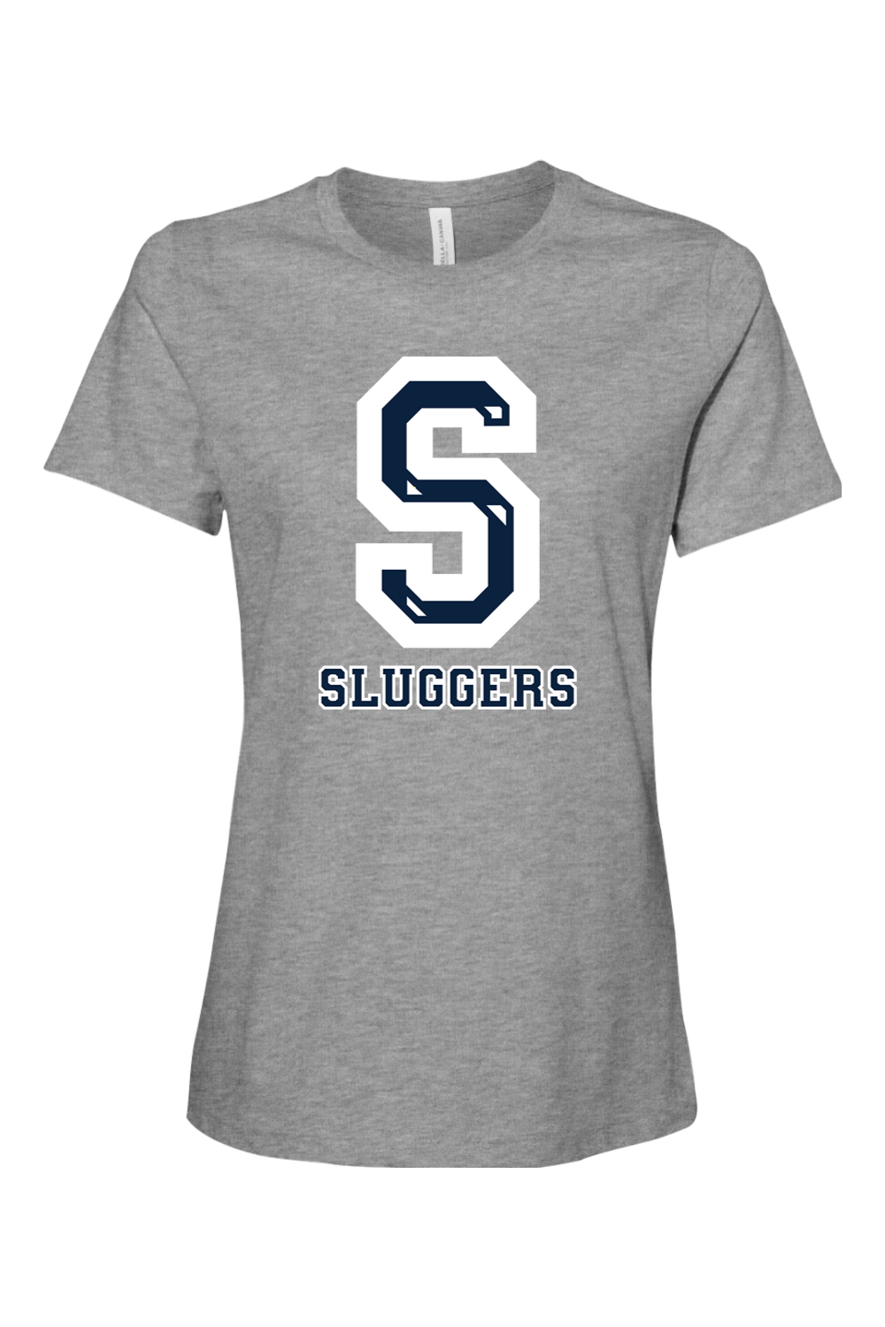 Sluggers Sports Academy Women’s Relaxed Fit Heather CVC Tee