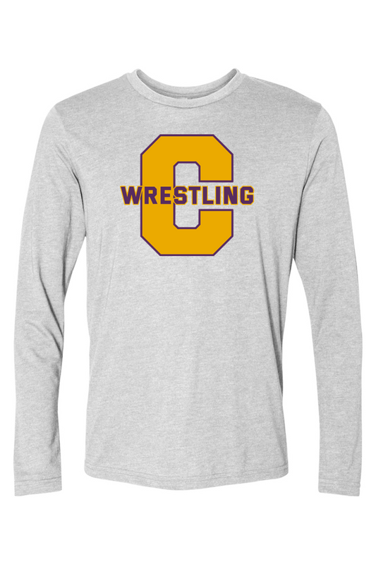 Caro Wrestling DTF Triblend Long Sleeve Crew