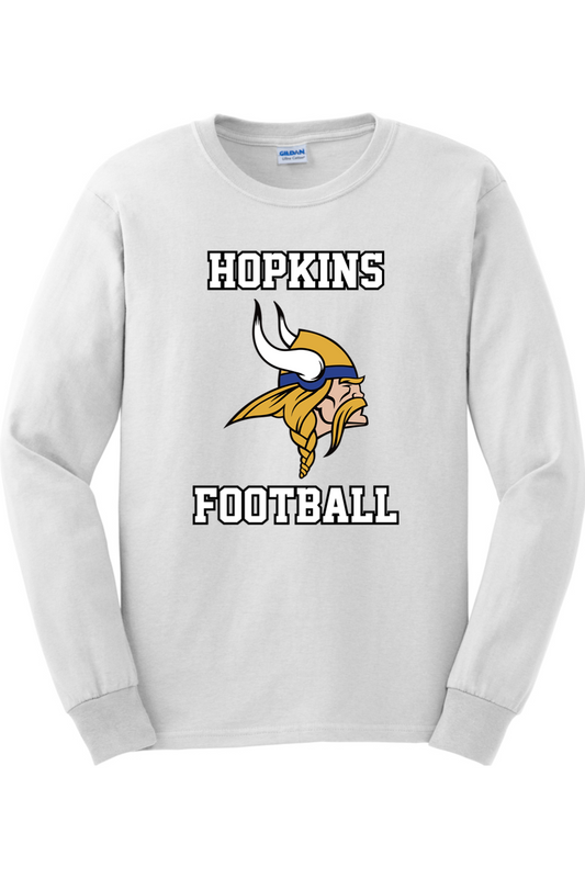 Hopkins High School Football DTF Ultra Cotton Long Sleeve T-Shirt