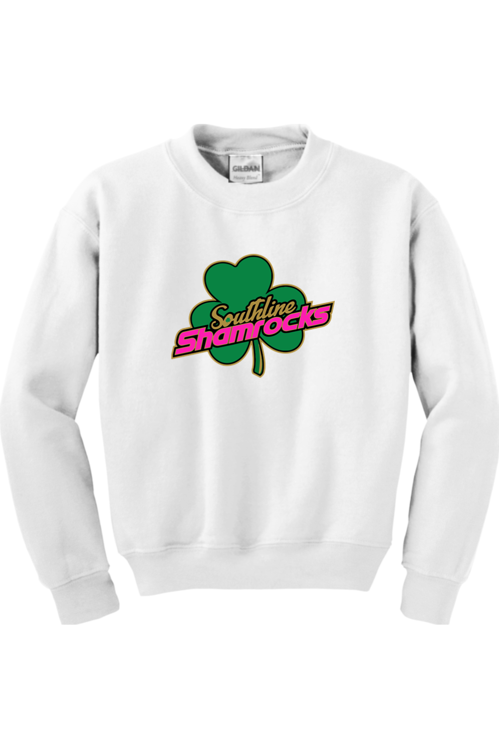 Shamrocks Softball Youth Heavy Blend Crewneck Sweatshirt