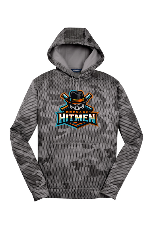 Brevard Hitmen DTF CamoHex Fleece Hooded Pullover