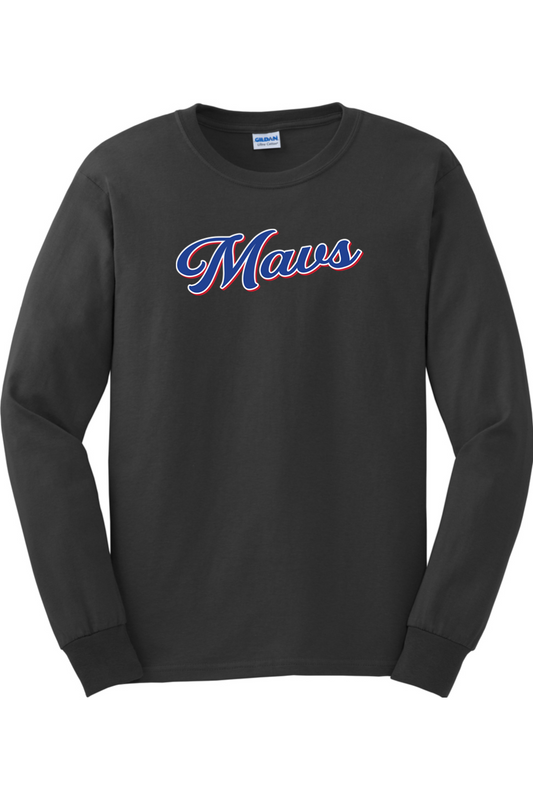 Maverick Manchester Baseball DTF Cotton Long Sleeve T-Shirt
