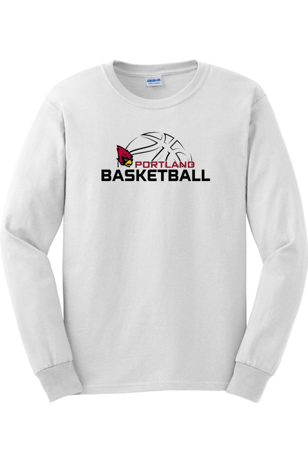 Portland Raider Basketball Long Sleeve T-Shirt
