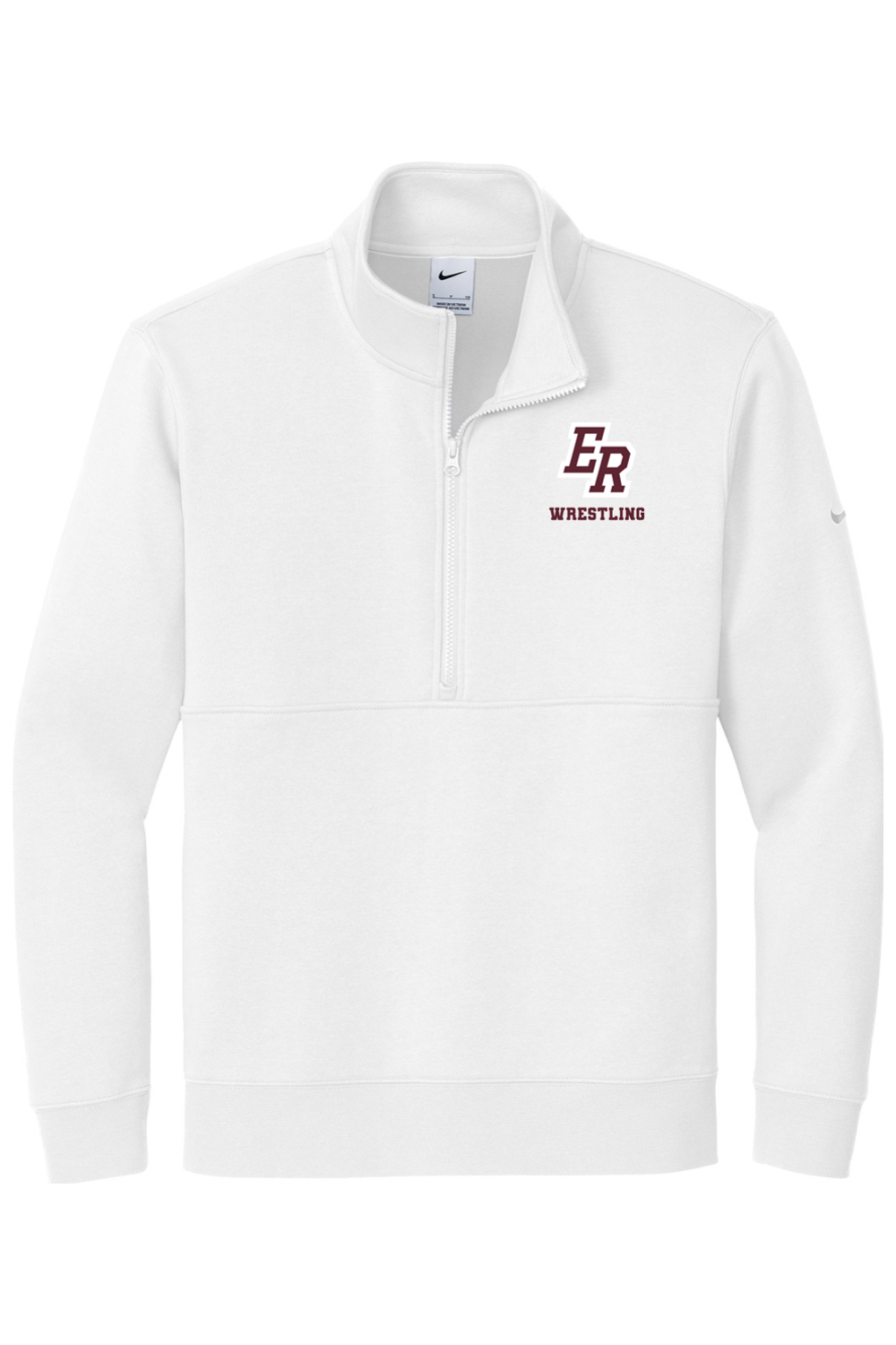 Eaton Rapids Wrestling DTF Nike Club Fleece Sleeve Swoosh 1/2-Zip