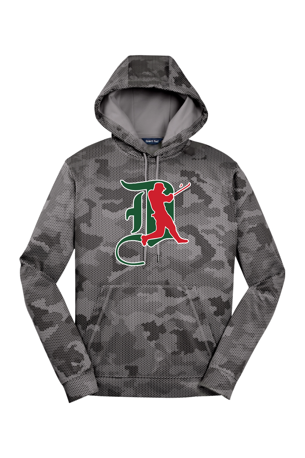 Junior Dans Baseball Sport-Wick CamoHex Fleece Hooded Pullover