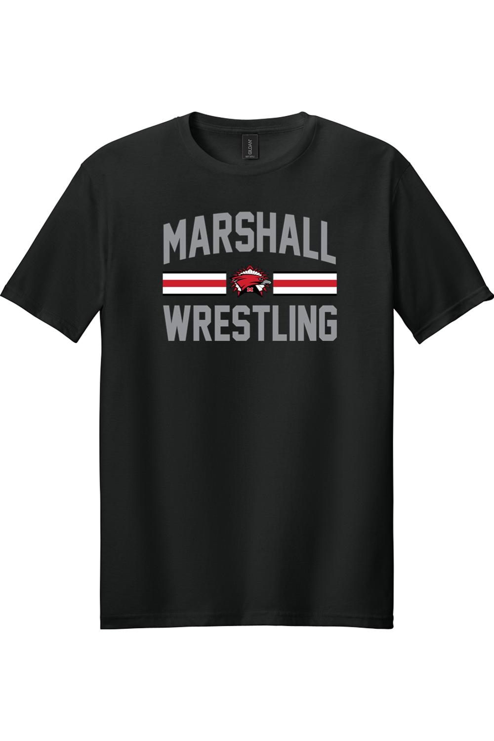 Marshall Redhawks Wrestling DTF Softstyle T-Shirt