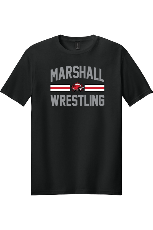 Marshall Redhawks Wrestling DTF Softstyle T-Shirt