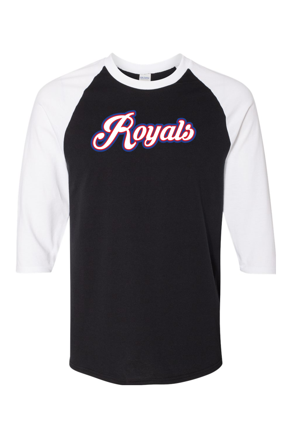 Richmond Royals Heavy Cotton Raglan Three-Quarter Sleeve T-Shirt