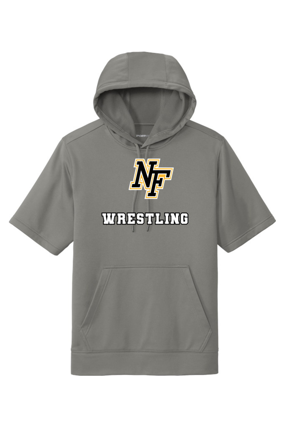 North Farmington Wrestling DTF Sport-Wick Fleece Short Sleeve Hooded Pullover