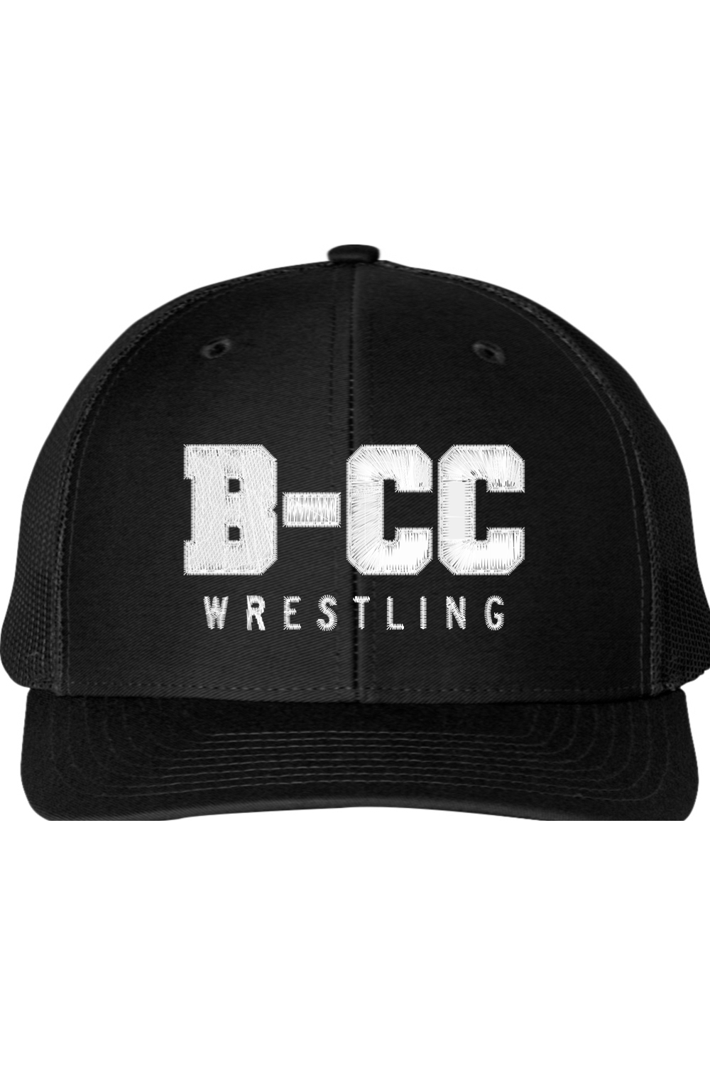 B-CC Wrestling Embroidery Snapback Trucker Cap