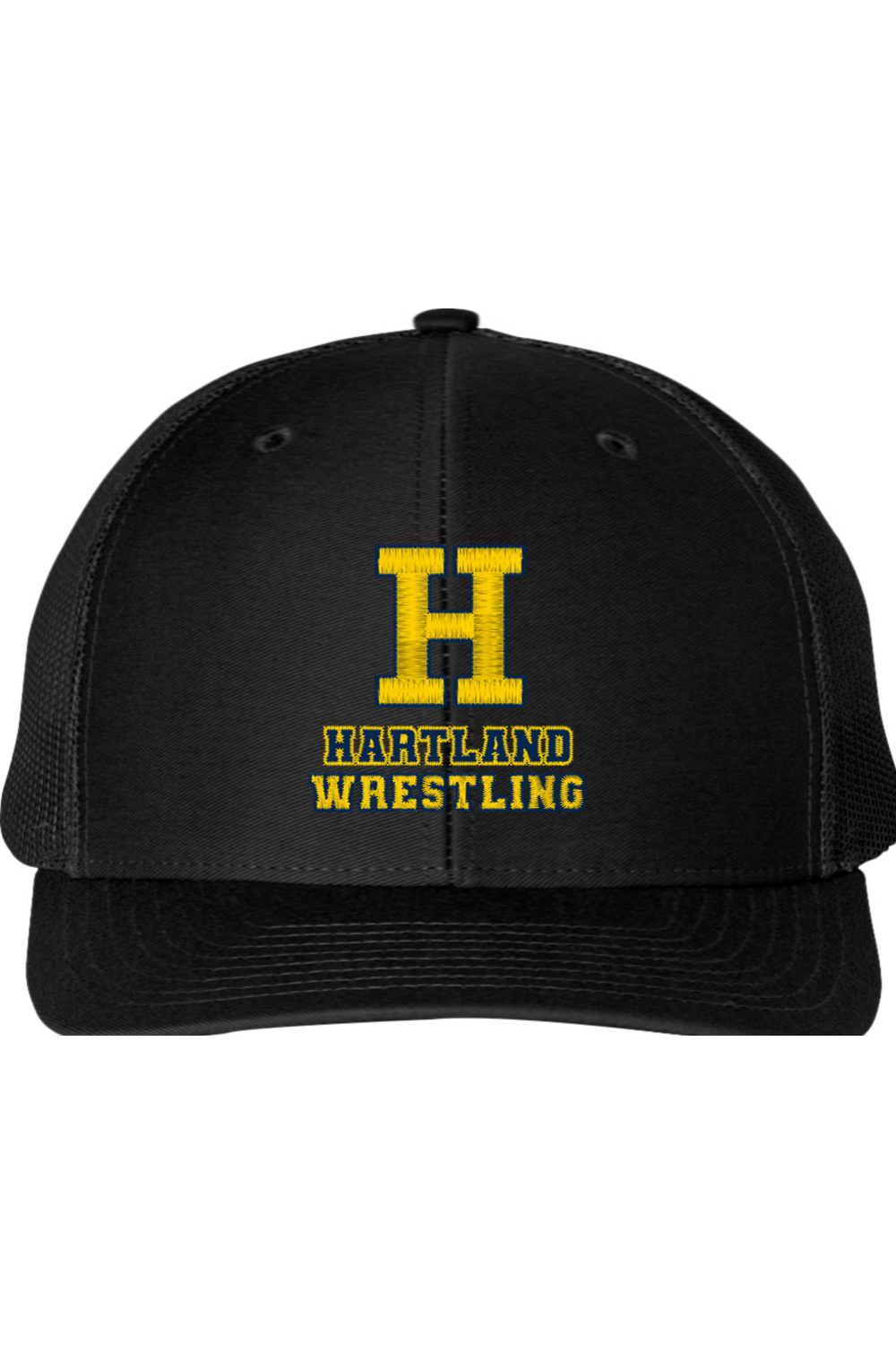 Hartland Wrestling Embroidered Snapback Trucker Cap